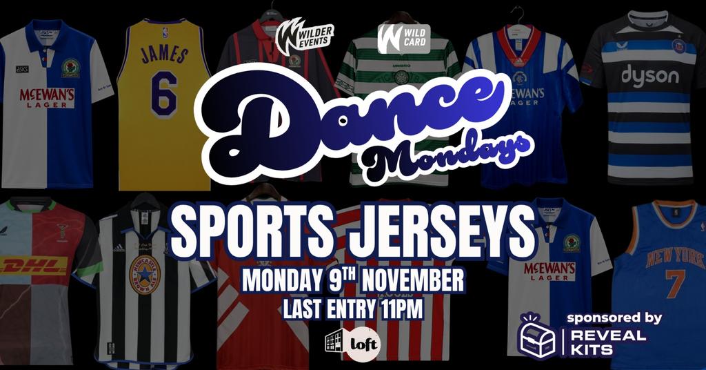 DANCE Mondays Presents: Sports Jerseys ⚽️🎽🏀