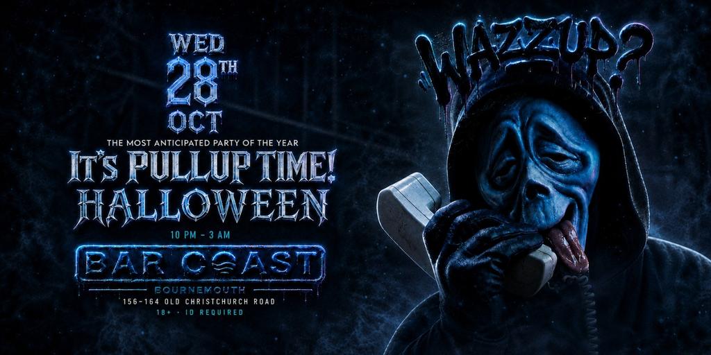 🔥 BOURNEMOUTH IT'S PULLUP TIME! HALLOWEEN 🔥 BAR COAST