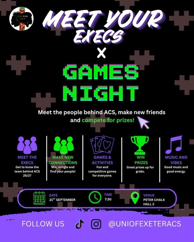 Meet your Execs X Games night