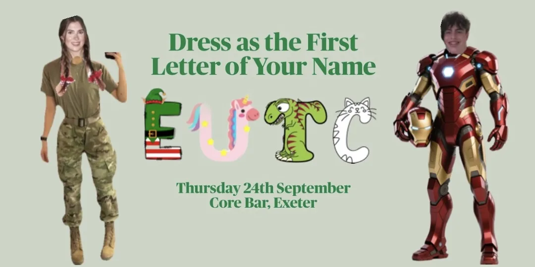 Dress as the First Letter of Your Name