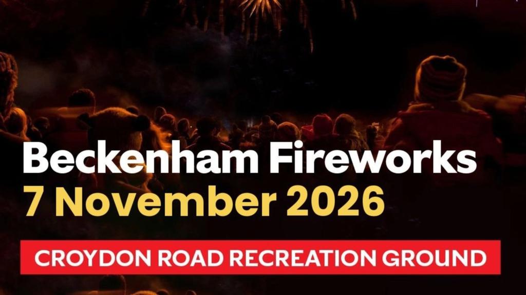 Beckenham Charity Fireworks 2026