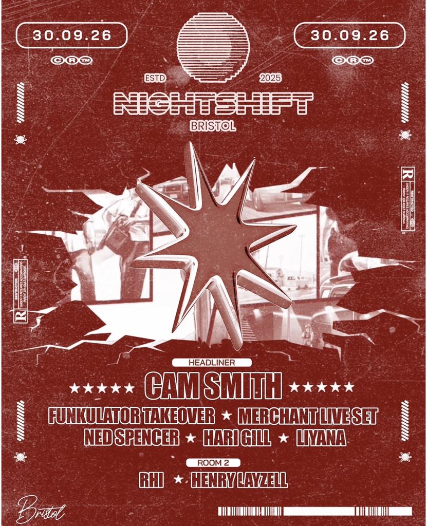 NIGHTSHIFT VICE CITY PRESENTS - CAM SMITH
