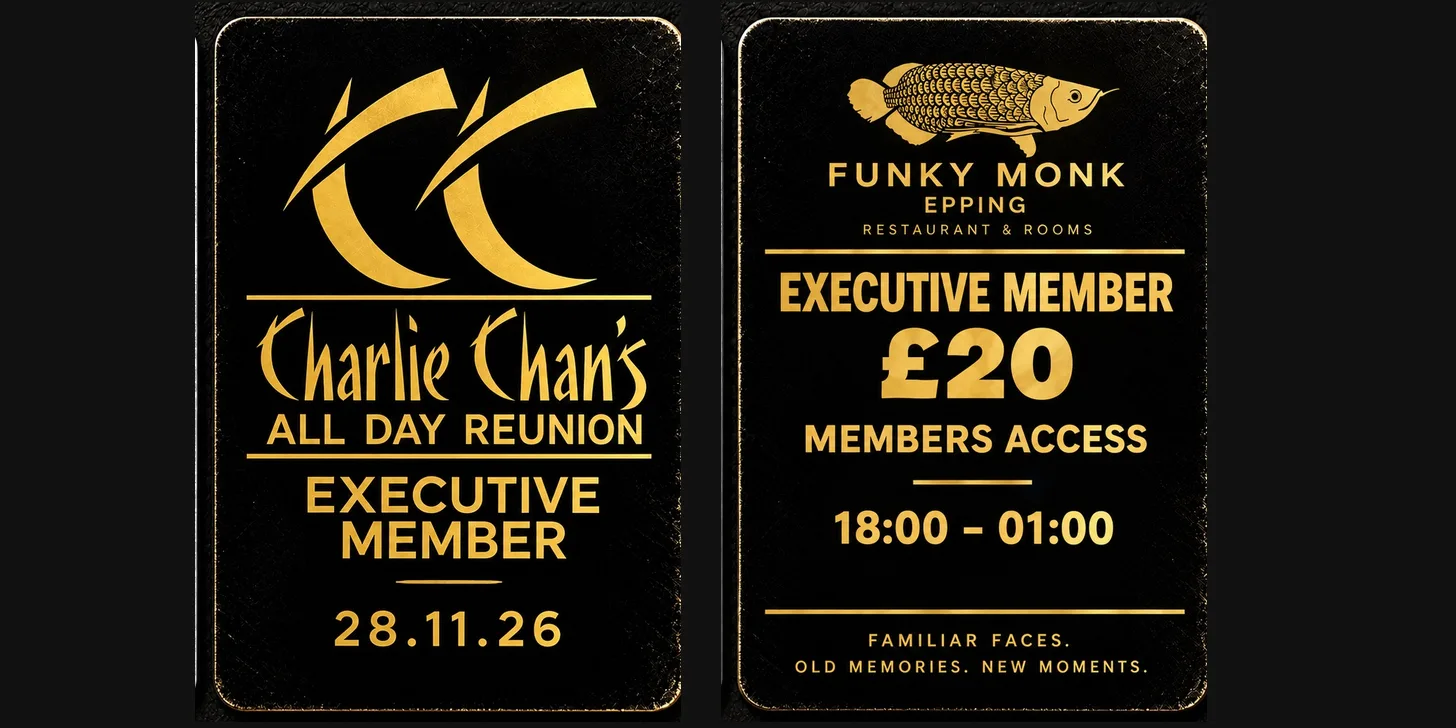 CHARLIE CHAN’S ALL DAY REUNION