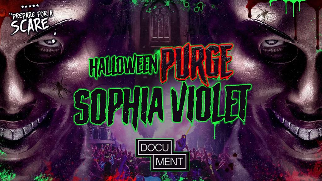 HALLOWEEN PURGE with SOPHIA VIOLET🩸 Bristol's Biggest Halloween Event 🎃