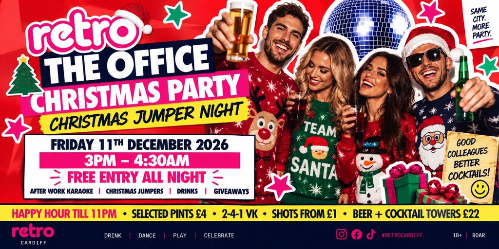 🎄 THE OFFICE CHRISTMAS JUMPER PARTY 🎄