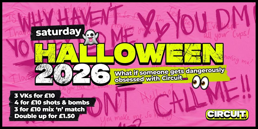 CIRCUIT: Halloween Saturday 2026