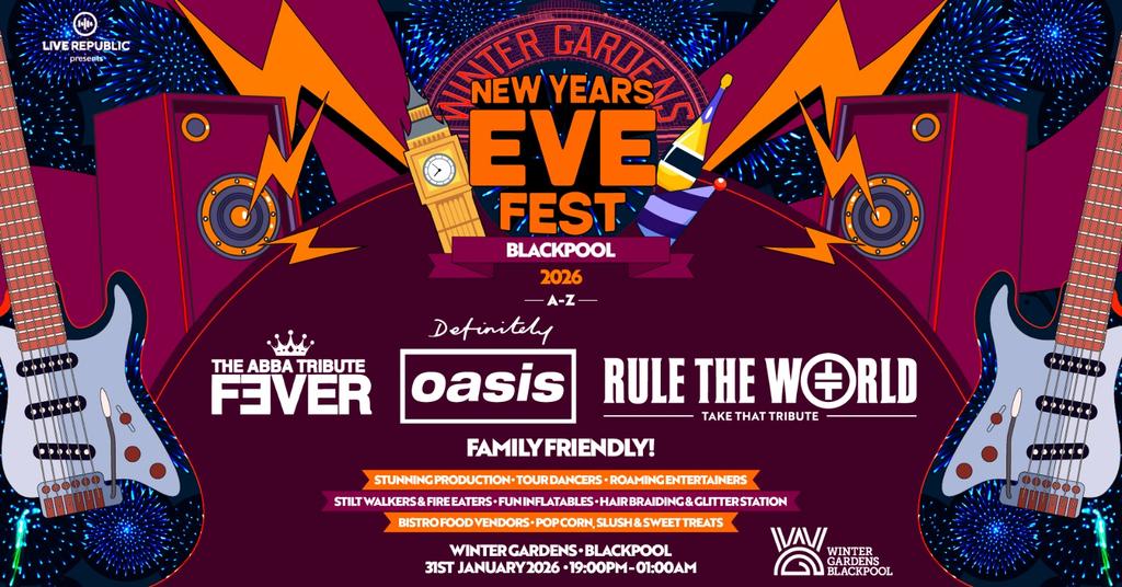 NEW YEARS EVE FEST | Winter Gardens, Blackpool