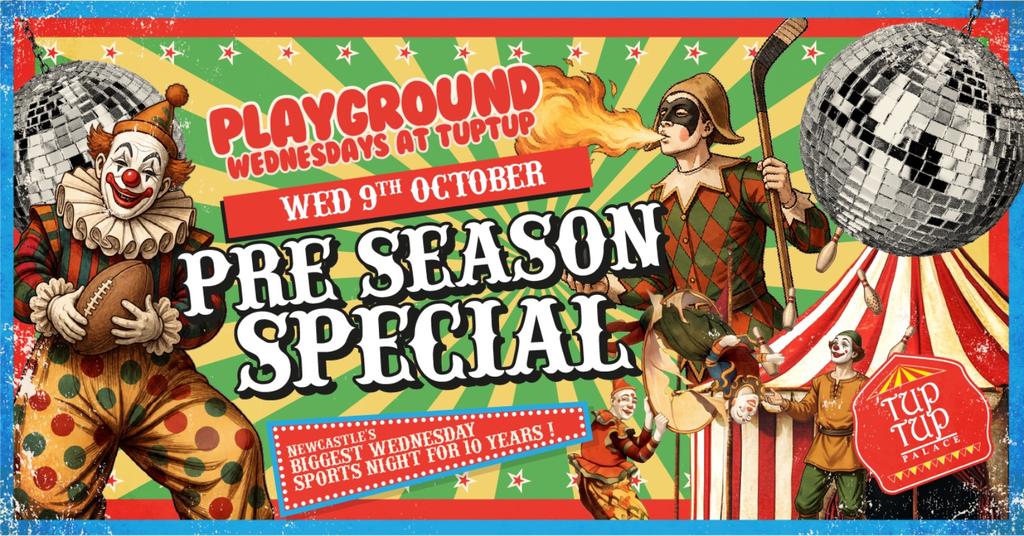 PLAYGROUND... "PRE SEASON PARTY" ...SSSHHHHH!