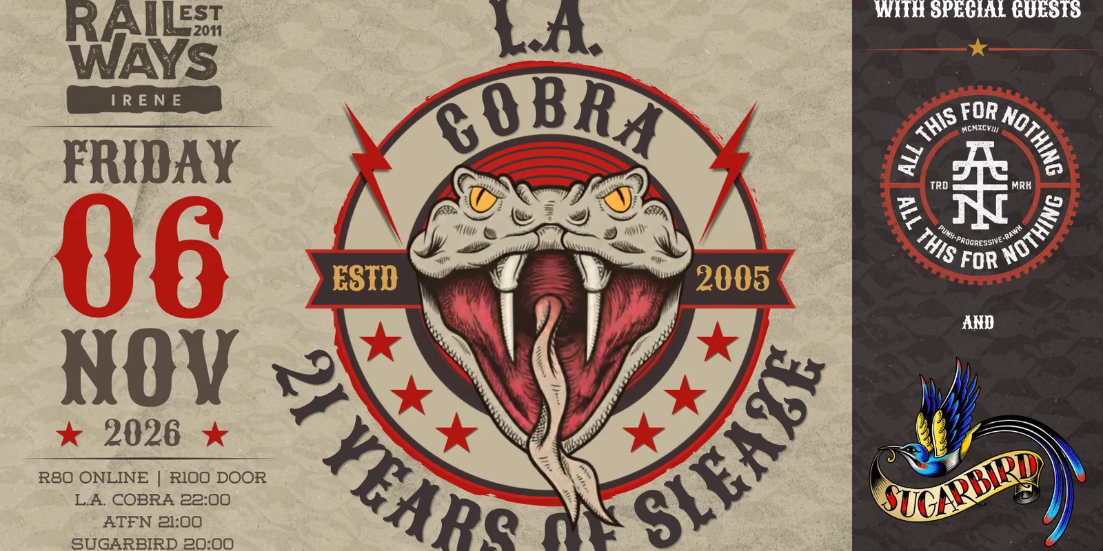 LA Cobra 21 Years of Sleaze