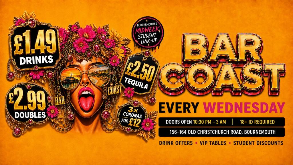 🔥 BAR COAST WEDNESDAYS PARTY NIGHT 🔥
