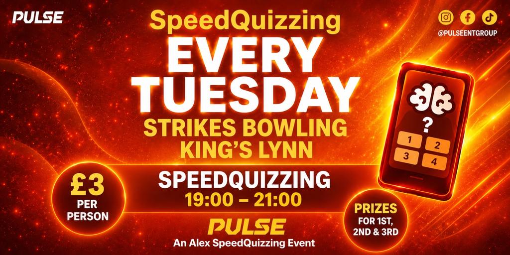 Speed Quizzing - Strikes Bowl Kings Lynn