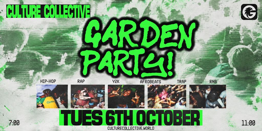 CULTURE COLLECTIVE - GRIFFIN GARDEN PARTY -  6TH OCTOBER