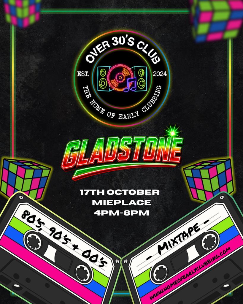 Over 30’s Club Presents Daytime Disco - Gladstone