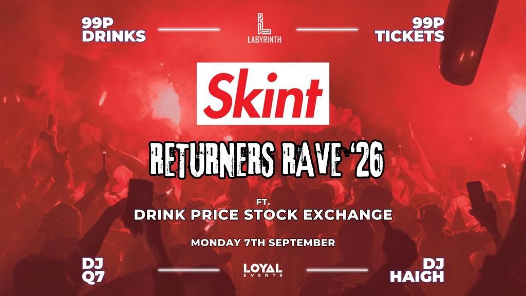 Skint Mondays - Returners Rave '26!  // Bath's Cheapest Club Night // ft. Skint Drink Exchange // 99p Drinks // 99p Tickets