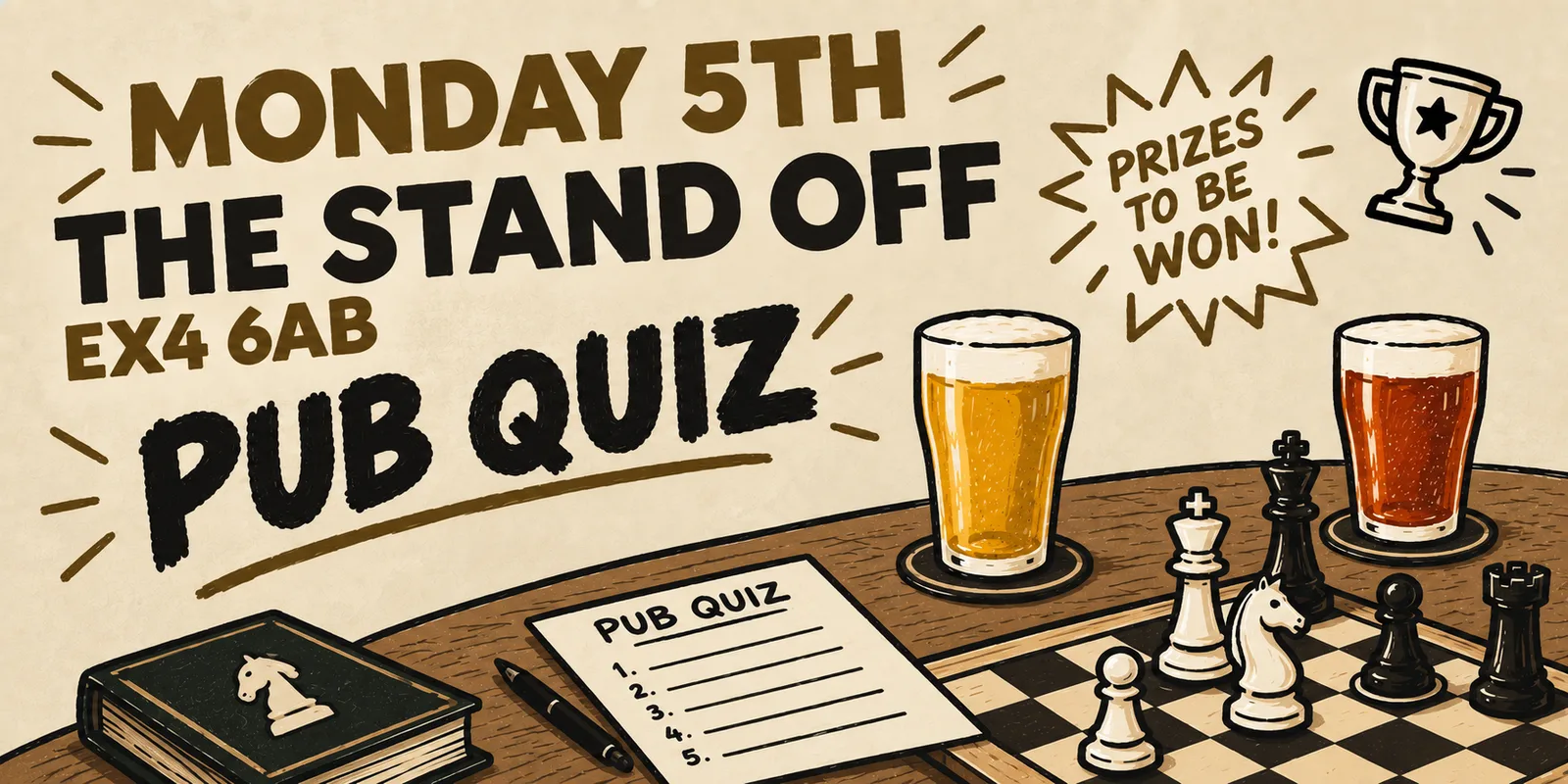 CHESS SOC PUB QUIZ