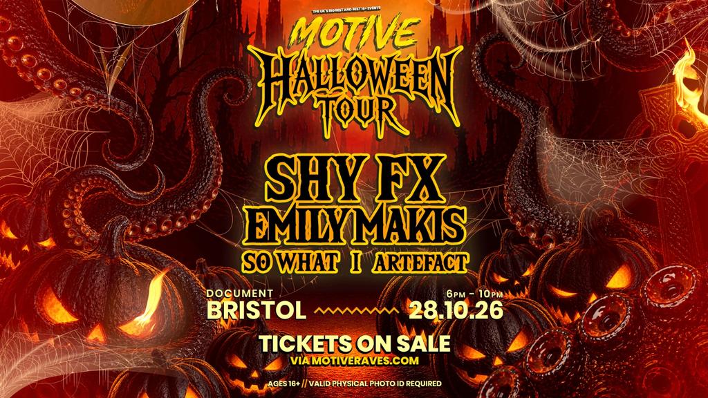 SuperMotive Bristol 16+ Halloween Rave