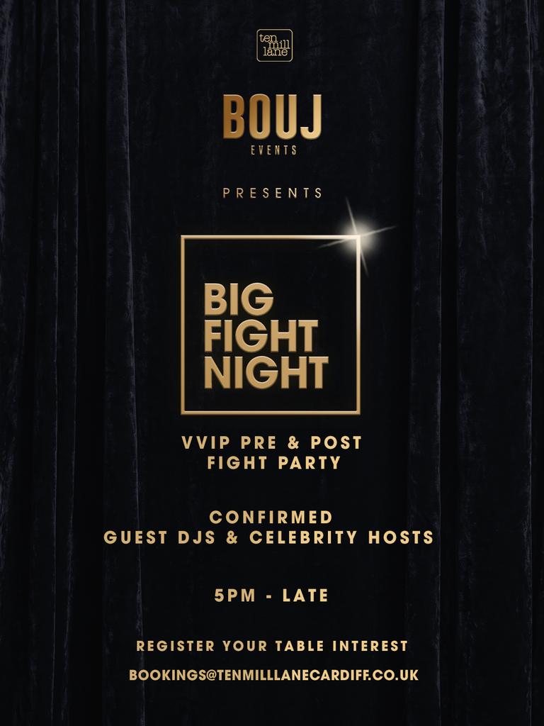 BIG FIGHT NIGHT - VIP BOXING AFTERPARTY