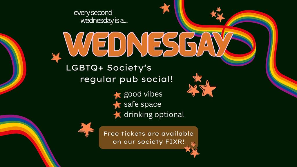 WEDNESGAY: Our regular pub social!
