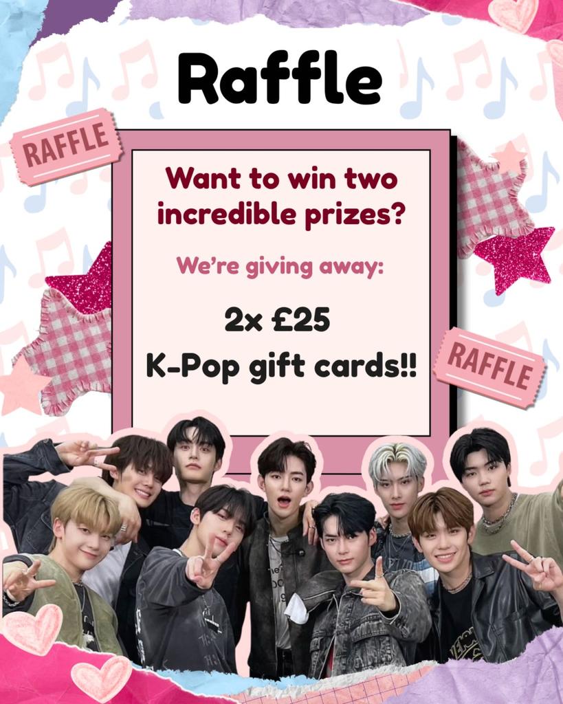£25 - Kpop Gift Card Raffle Tickets!