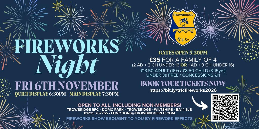 Trowbridge Fireworks Display 2026