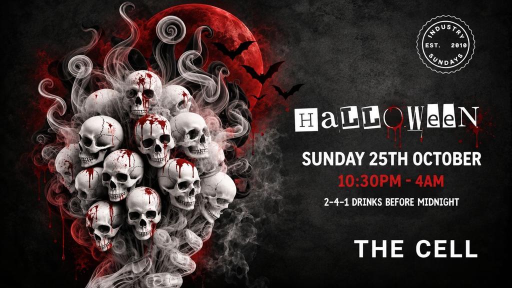 Sundays @ The Cell HALLOWEEN SPECIAL! - 241 DRINKS BEFORE MIDNIGHT