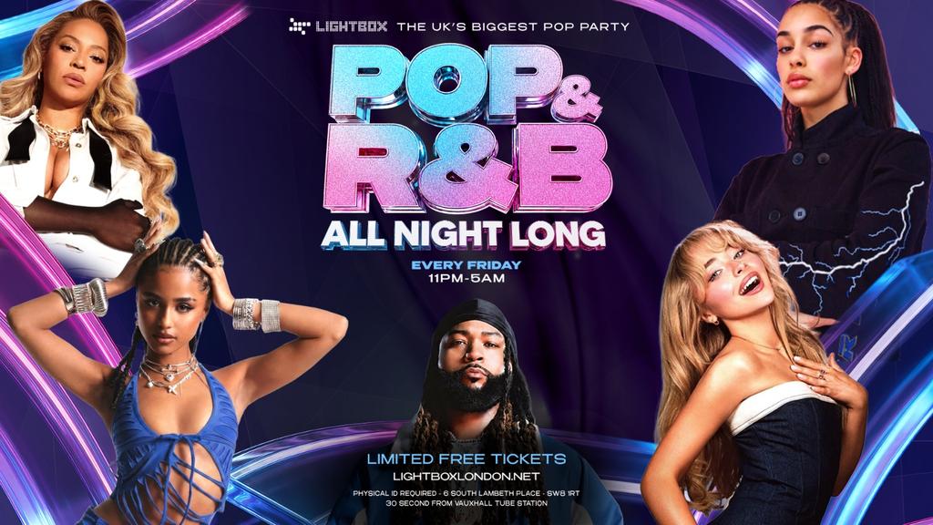 FREE TICKETS - Pop All Night Long