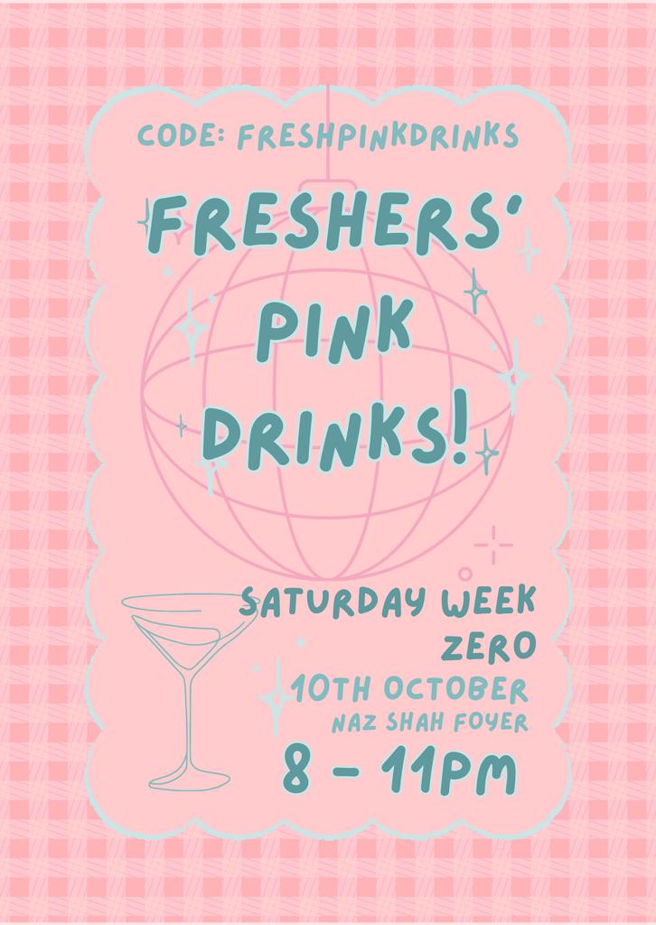 Freshers' Pink Drinks