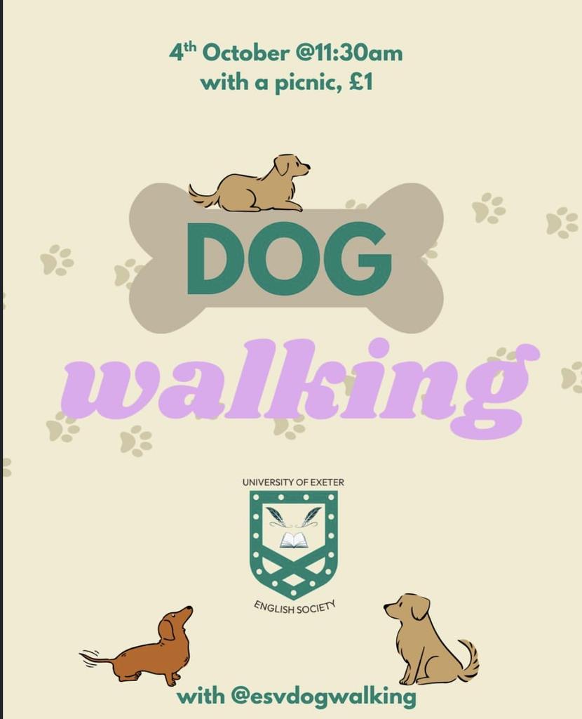 English society dog walking collab