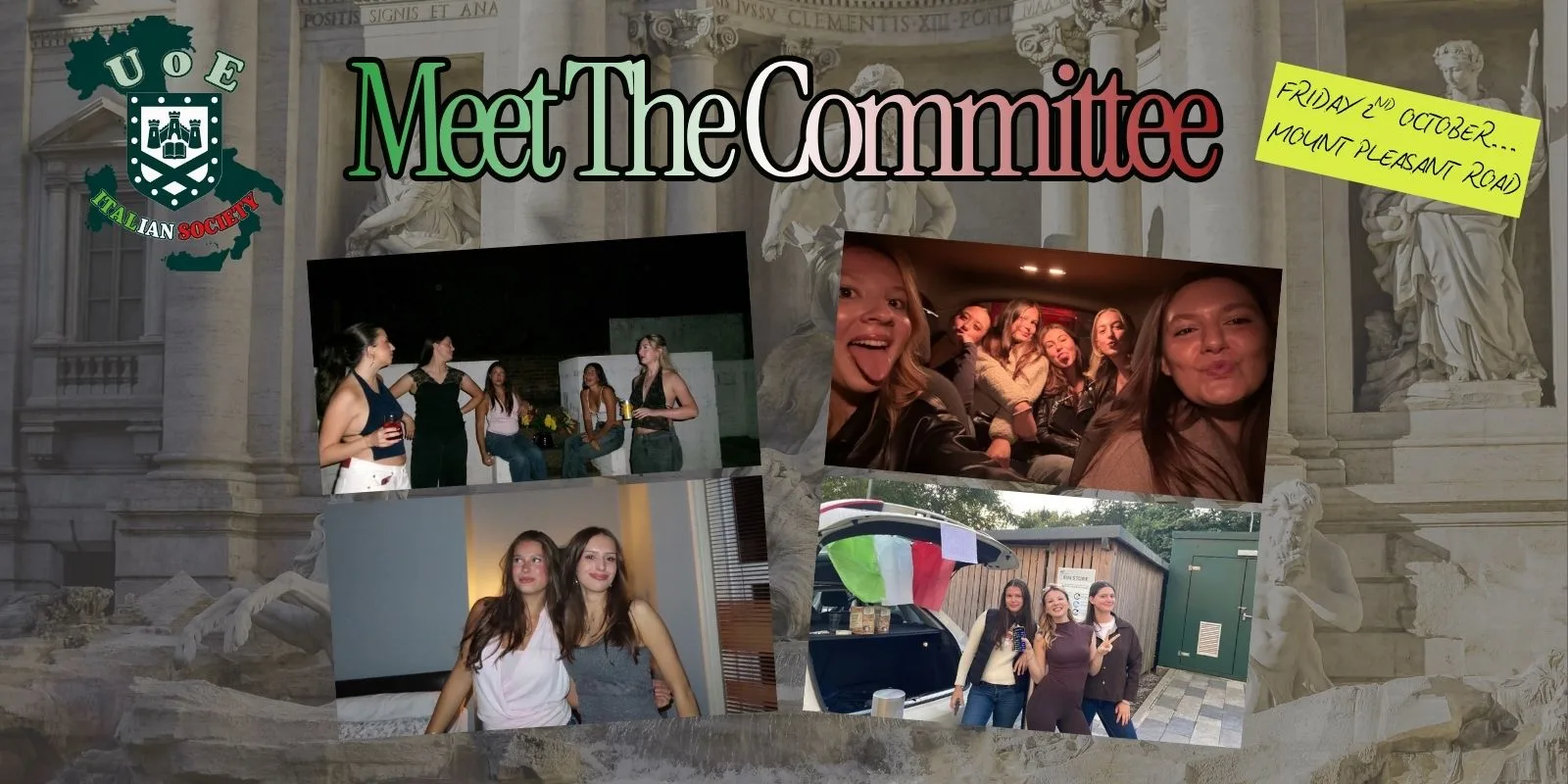 Italian Soc Meet the Committee