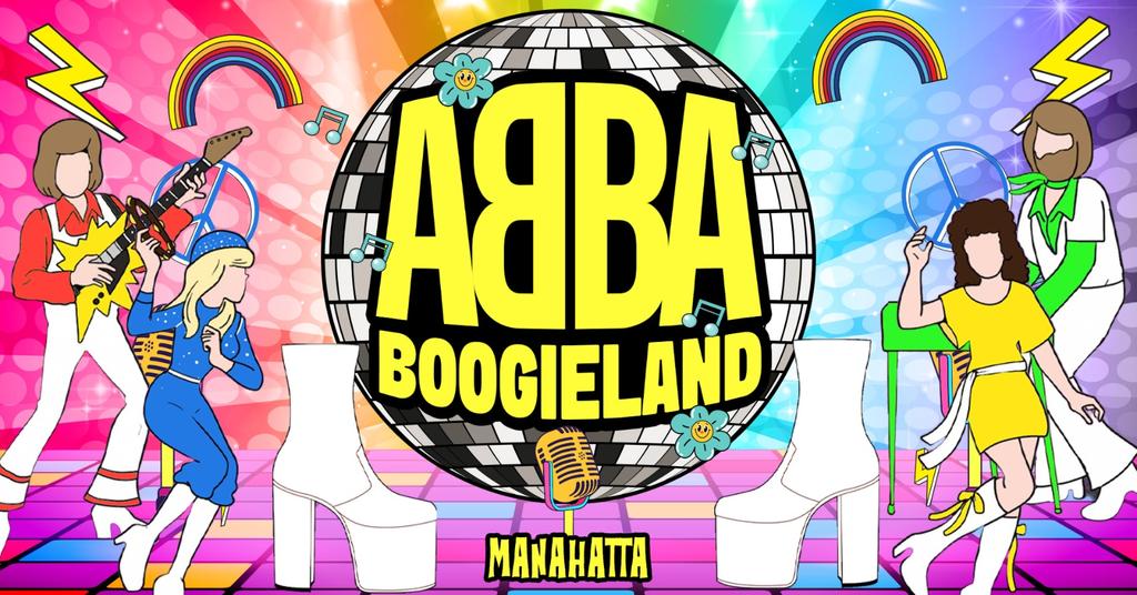 🕺🏼✨ ABBA BOOGIELAND ✨🕺🏼 ABBA HITS ☮️ 80s SHADES 🌸 80s PROPS ⭐️  25th SEPT @ MANAHATTA | NEWCASTLE & NORTHUMBRIA FRESHERS