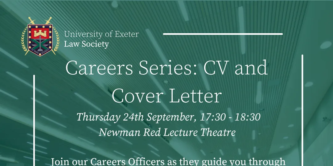 Careers Series: CV and Cover Letter