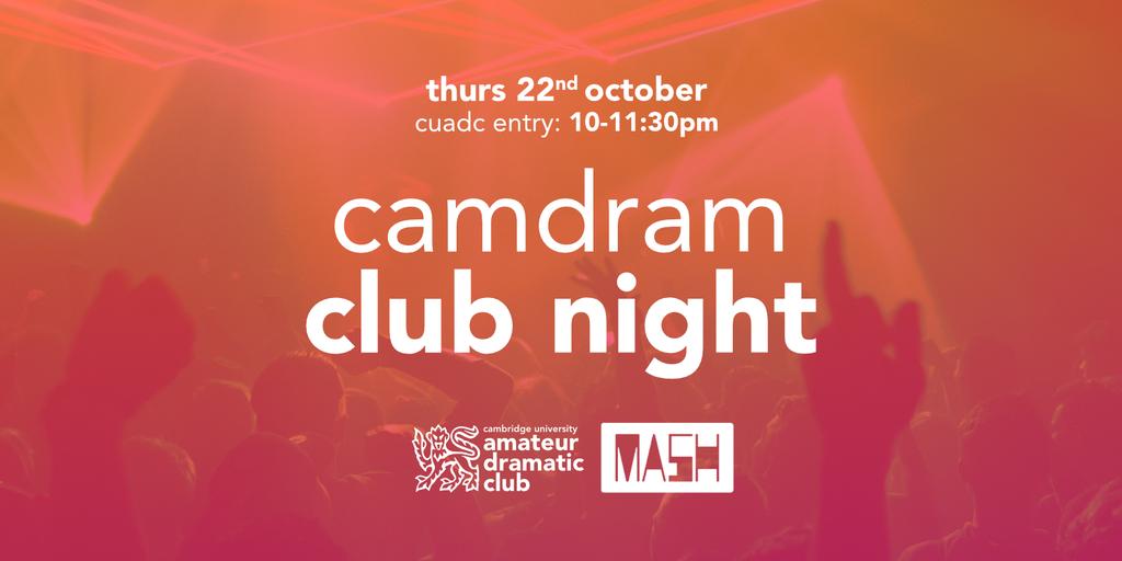 CUADC's CamDram Club Night