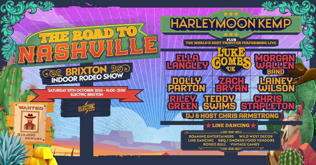 Road to Nashville Indoor Rodeo Show | Electric Brixton