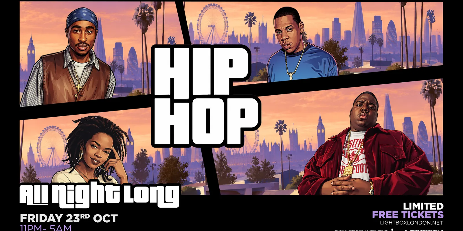 Hiphop All Night Long - Limited Free Tickets