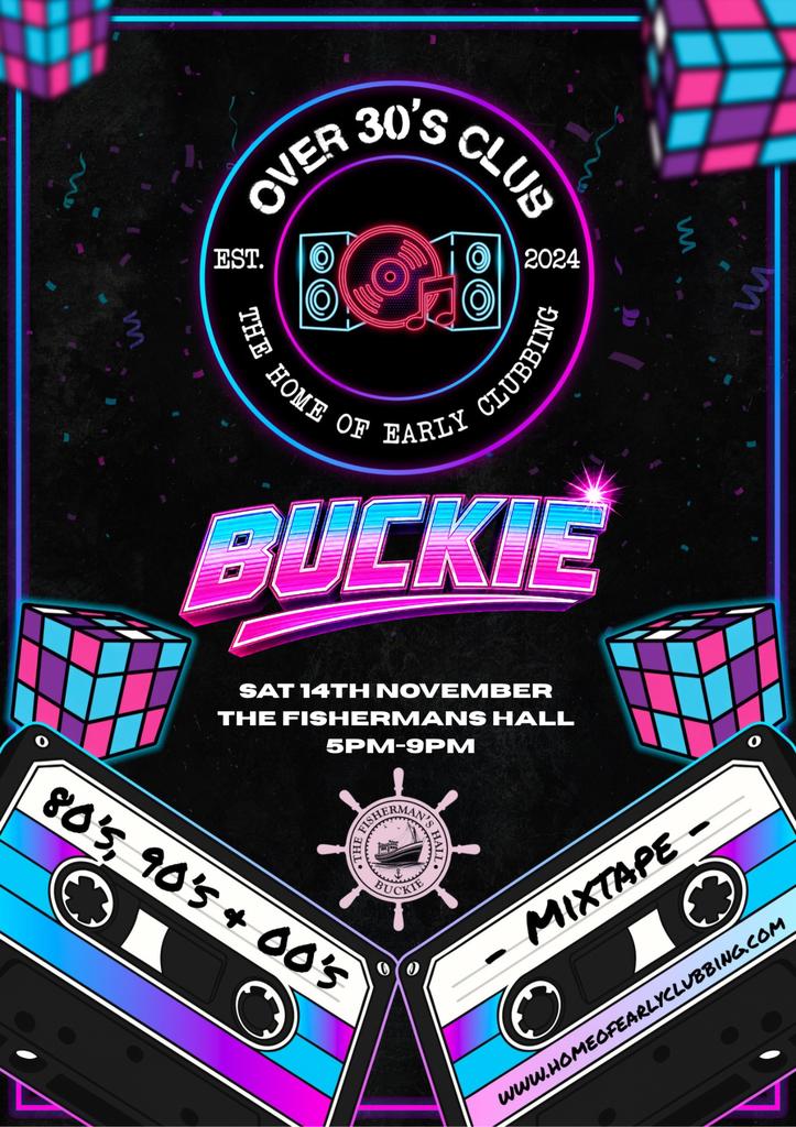 Over 30's Club Presents Daytime Disco: Buckie