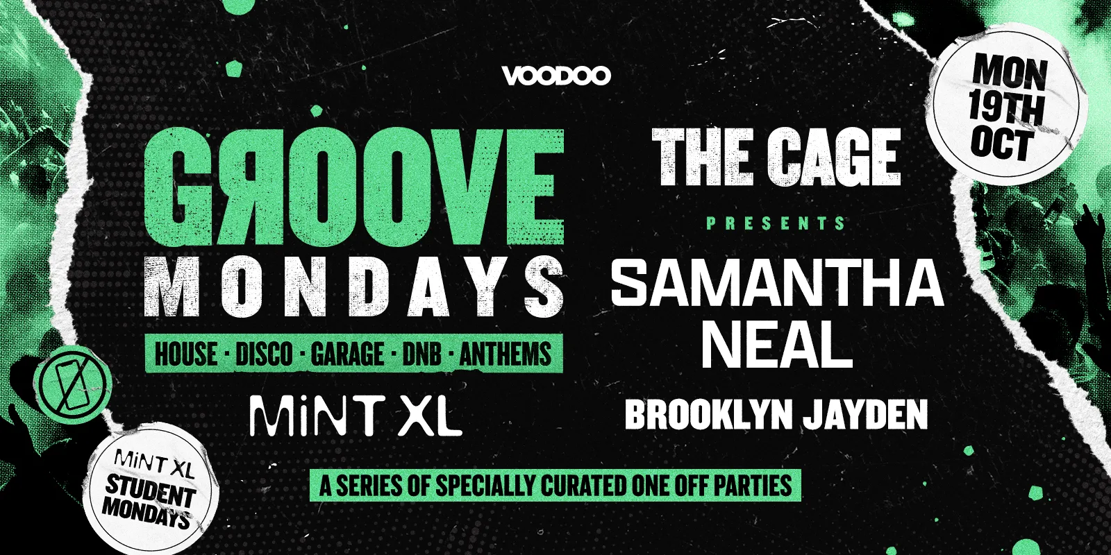 Groove Mondays 19th October @MiNTXl