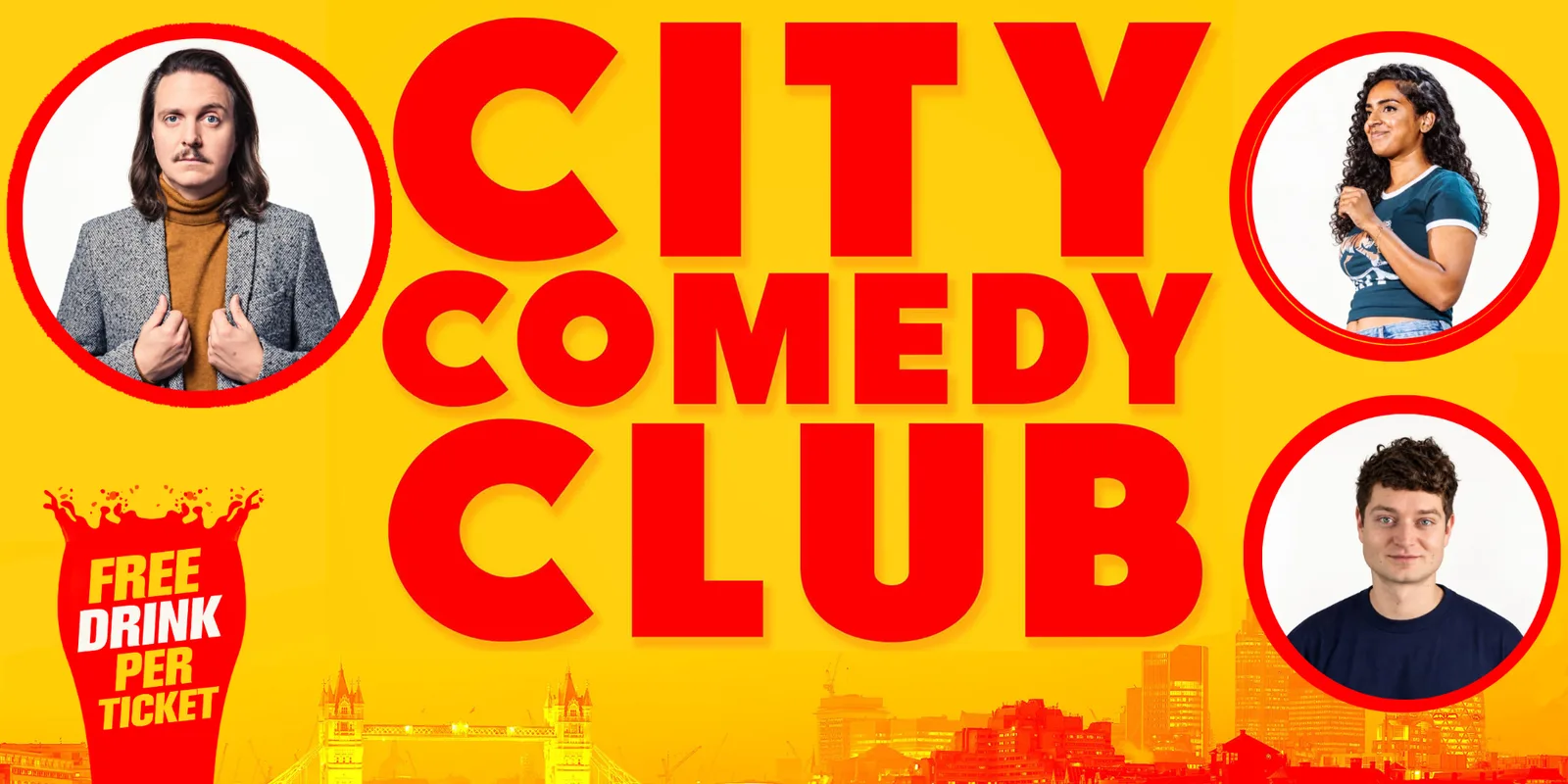 FRI 25 SEP 8:00PM: (INCLUDES FREE DRINK)