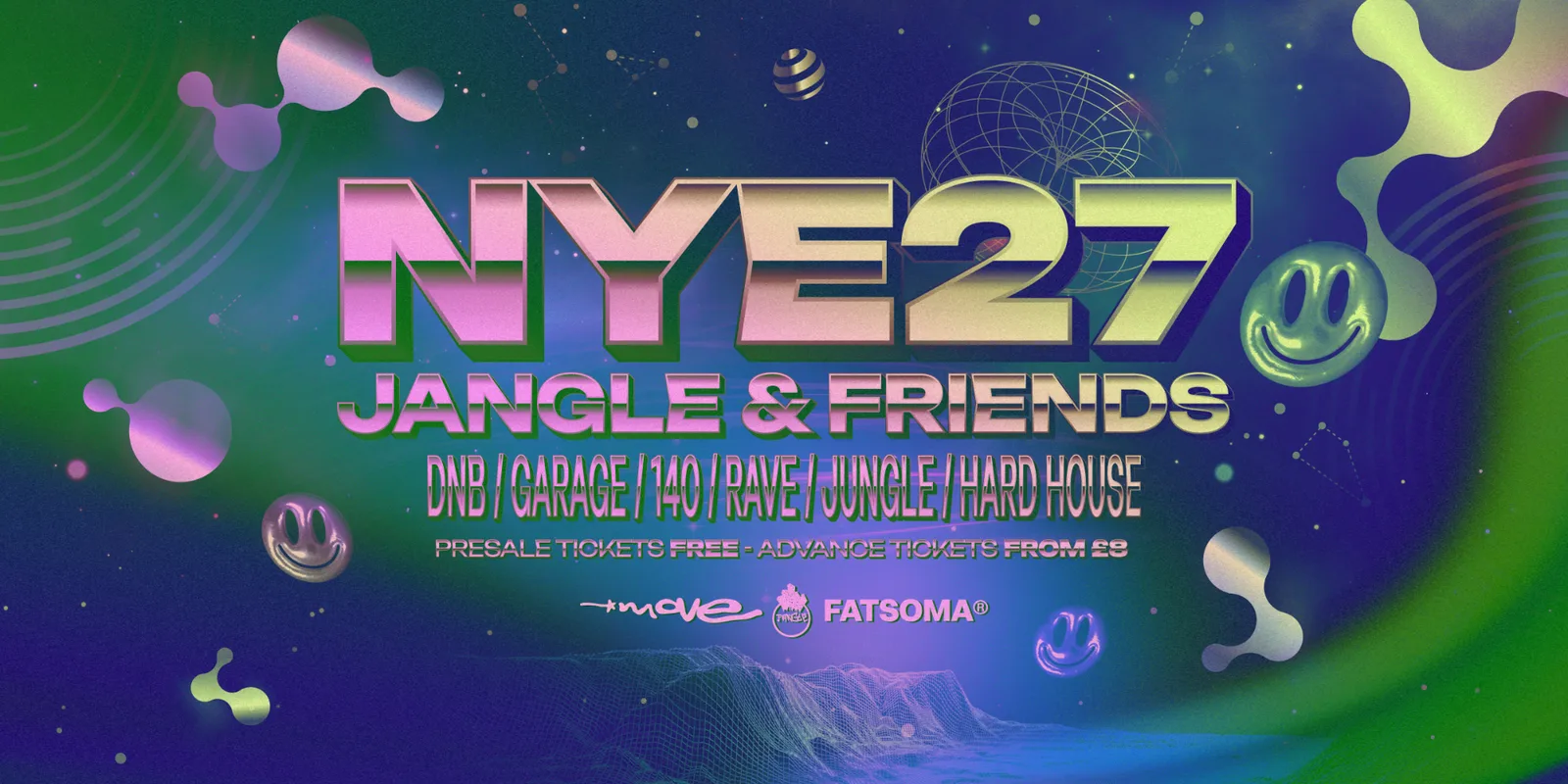 Jangle & Friends : NYE 2027 - Move Exeter