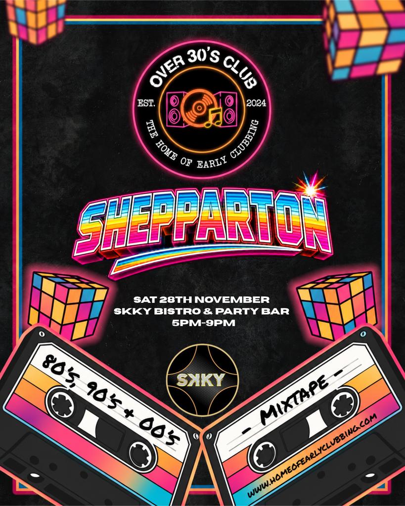 Over 30s Club Shepparton - Launch Party