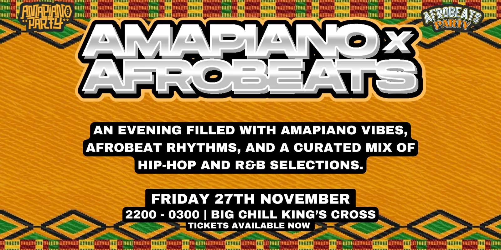 Amapiano X Afrobeats Party (London)