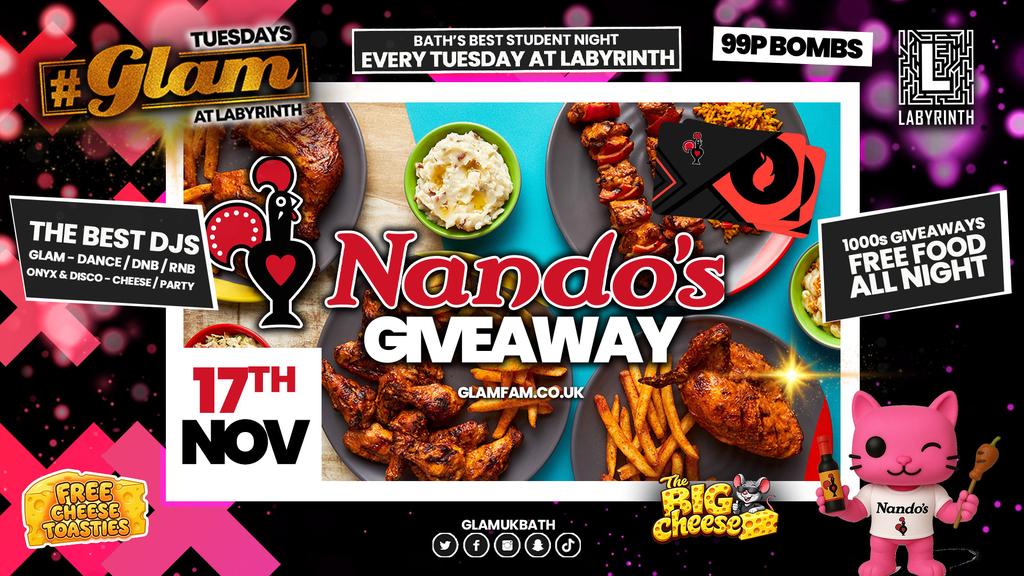 😻 GLAM | 🌶️ NANDOS GIVEAWAY! 🌶️| With 99p Bombs‼️
