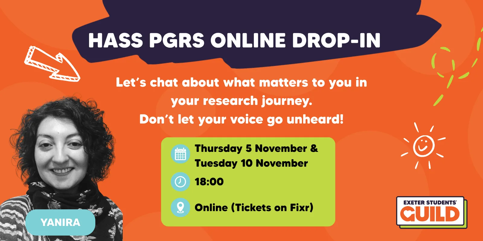 HASS PGRs Online Drop-In – Have Your Say!