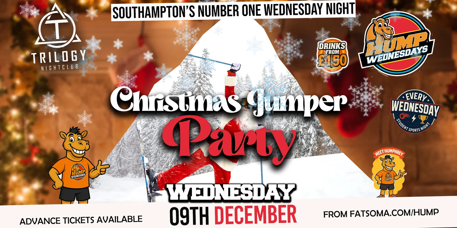 🐫 Hump Wednesdays 🐫 Christmas Jumper Party 🎄