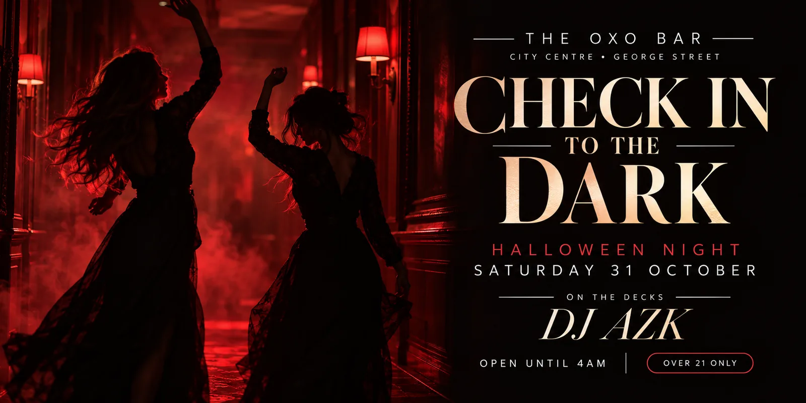 Check In to the Dark — Halloween at The OXO Bar | DJ AZK