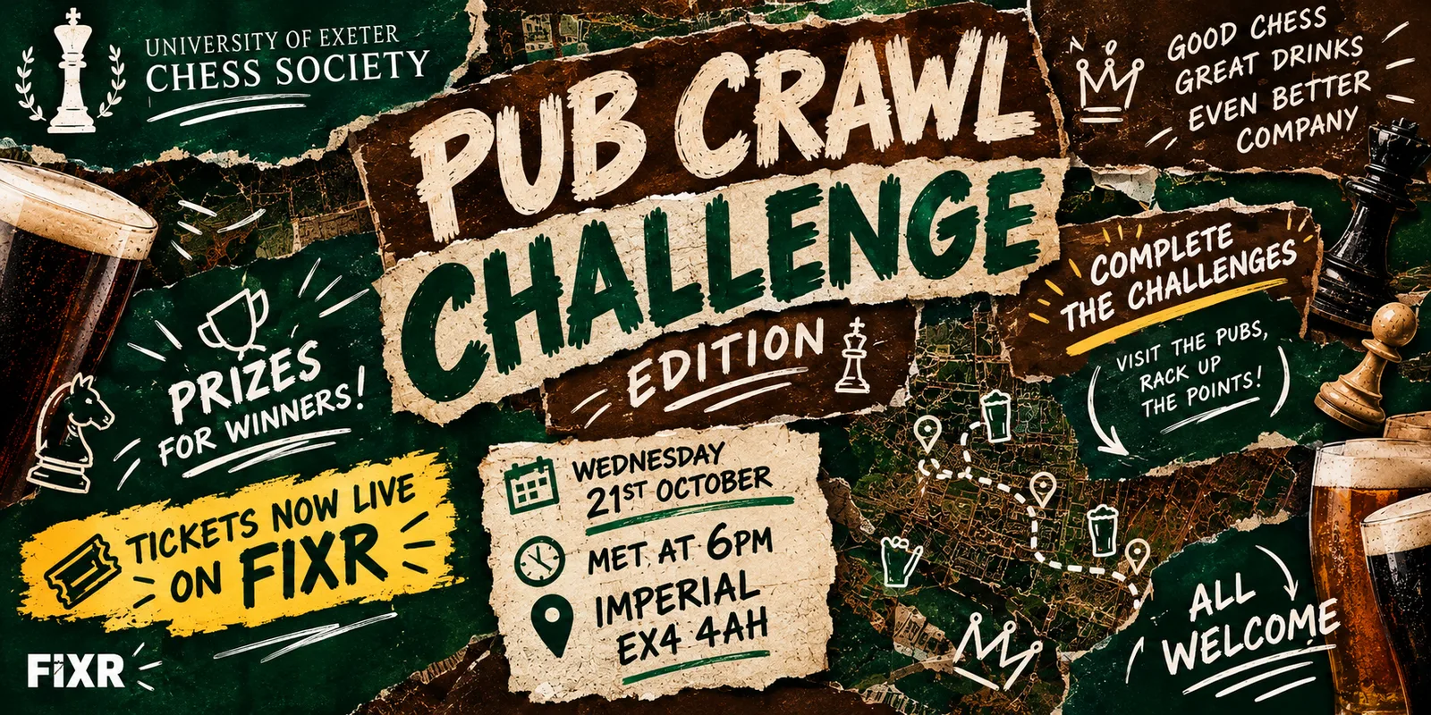 Pub Crawl: Challenge Edition!