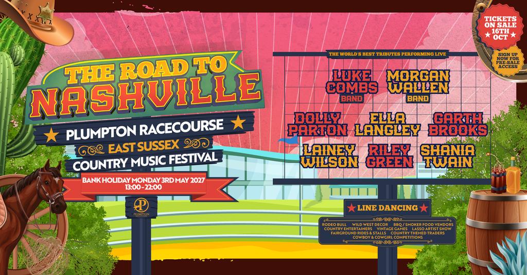 Road to Nashville Outdoor Festival 2027 | Plumpton Racecourse
