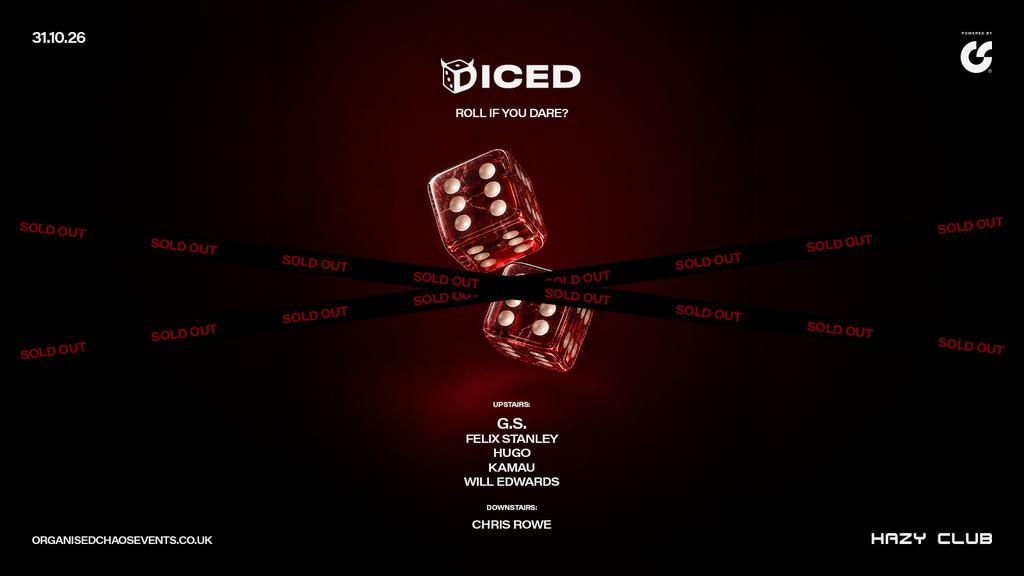🎲 DICED | Halloween at Hazy | Two Floors of HAZY - SOLD OUT