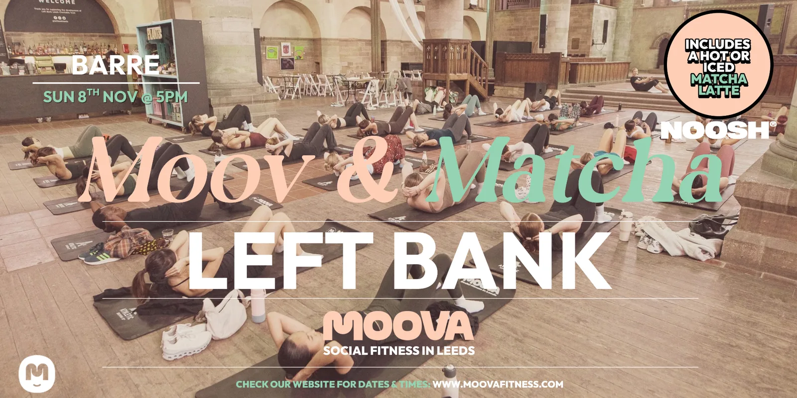 MOOV & MATCHA: BARRE w/ Lois - Sun 8th Nov @ 5pm