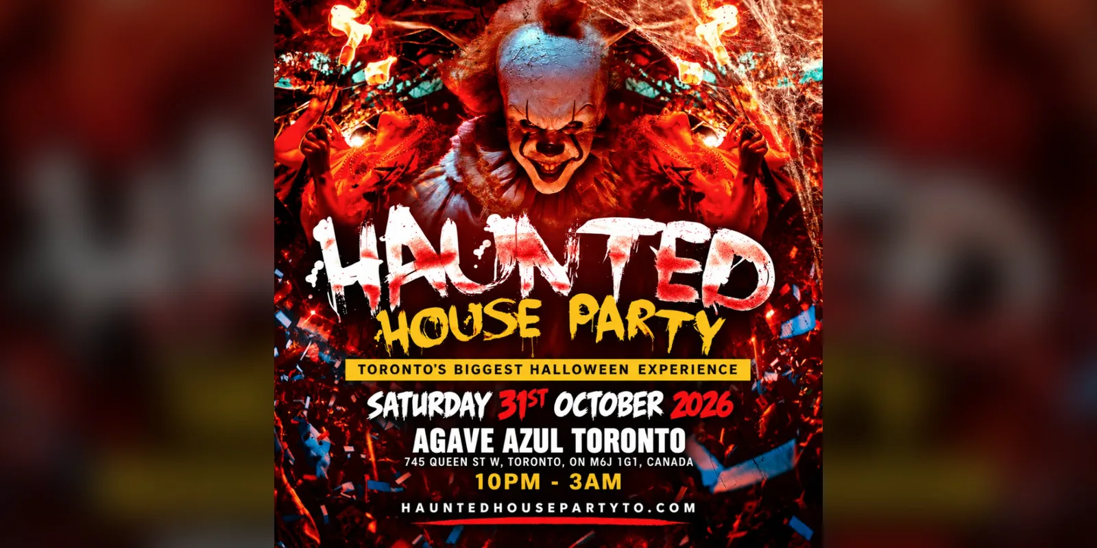 HAUNTED HOUSE PARTY - Toronto's Biggest Halloween Party