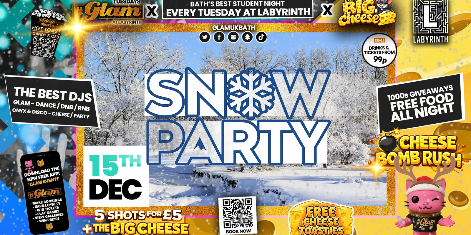 😻 GLAM | ❄️❄️ SNOW PARTY! ❄️❄️ | With 99p Bombs‼️